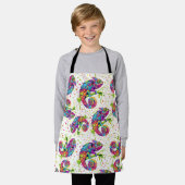 Tablier Style d'aquarelle des teintures Chameleon (Porté)