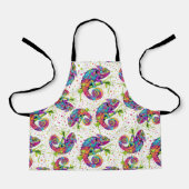 Tablier Style d'aquarelle des teintures Chameleon (Recto)