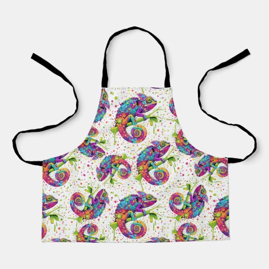 Tablier Style d'aquarelle des teintures Chameleon (Recto)