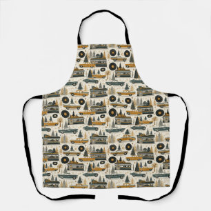 Tablier Style de cuisine pour un road trip hivernal du mil
