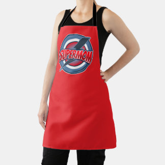 Tablier Style de logo rétro Supermom