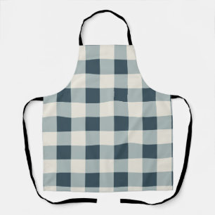 Tablier Style En vichy Agritourisme Bleu Classique