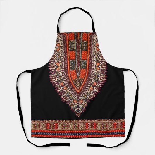 Tablier Style hippie indien (Recto)