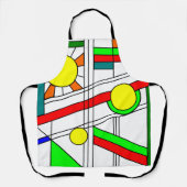 Tablier Style moderne en verre de trait (Recto)