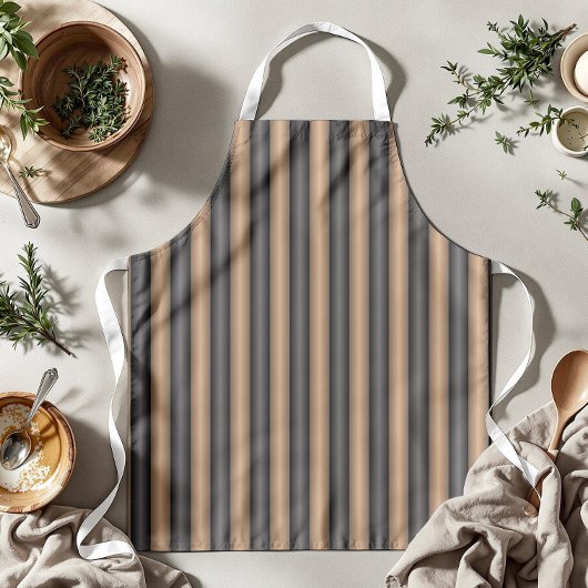 Tablier Style moderne Grillades Brown grillées avec profon