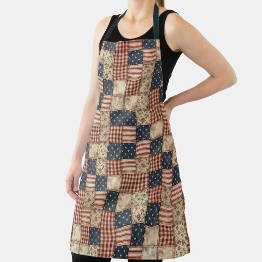 Tablier Style Patchwork Américain Rustique (Insitu)