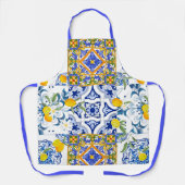 Tablier Style sicilien, art d'été Tout-en-un Imprimer Tabl (Recto)