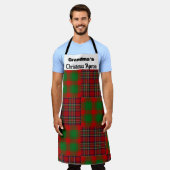 Tablier Style Tartan Plaid Rustique Classique Design Noël (Porté)