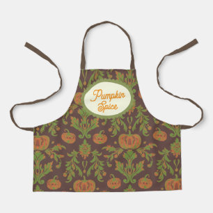 Tablier Style Vintage Campagne Citrouille d'Automne