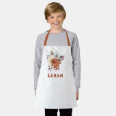 Tablier Stylish floral tout-sur-impression (Porté)