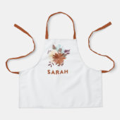 Tablier Stylish floral tout-sur-impression (Recto)