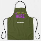 TABLIER STYLISH MODERNE ARMÉE VERT VÉRIFIÉ MARQUE (Recto)