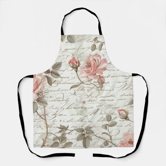 Tablier Stylo or rose (Recto)