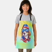Tablier Sublimation de chien du 4 juillet-66361 (Insitu)