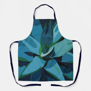 Tablier Succulentes Agave Bleu Cactus Succulentes