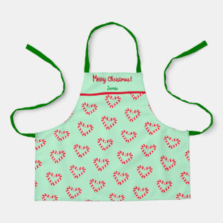 Tablier Sucre de canne Coeur de Noël moderne Petit
