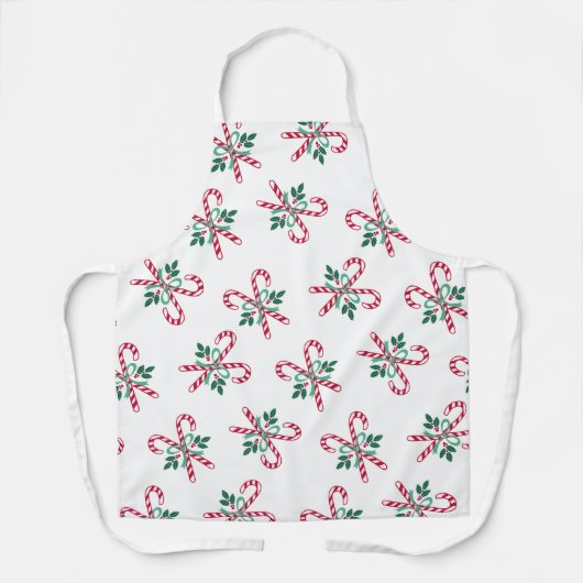 Tablier sucres de canne de Noël rétro (Recto)