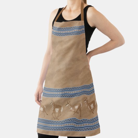 Tablier Sud-Ouest Pronghorn Antelope Tan Large (Insitu)