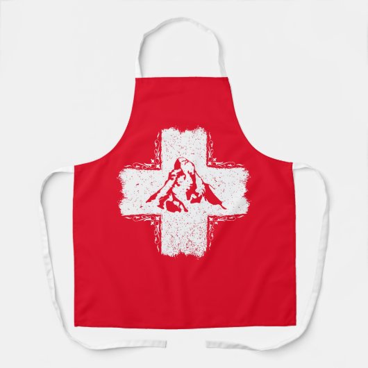 Tablier Suisse Alpes Matterhorn - Suisse (Recto)