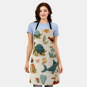Tablier Summer Mood All-Over Print Apron Gift (Porté)