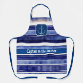 Tablier Summer Navy Blue Modern Boot Stripes Collection (Recto)
