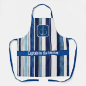 Tablier Summer Navy Blue Popular Boat Stripes Collection (Recto)