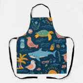 Tablier Summer Paradise All-Over Print Apron Gift (Recto)