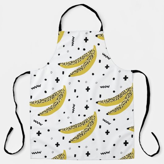 Tablier Summer seamless pattern with bananas in pop art st (Recto)