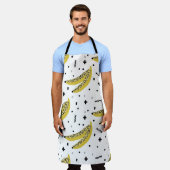 Tablier Summer seamless pattern with bananas in pop art st (Porté)