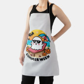 Tablier Summerween - fantôme sur le lit (Insitu)