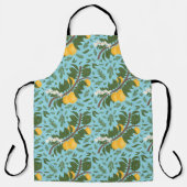 Tablier Sun-Drenched Lemons Sky Blue | Kitchen (Recto)