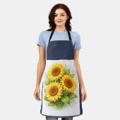 Tablier Sunflower Watercolour Apron (Porté)