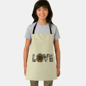 Tablier Sunflower Western Loho Boho Poster de animal d'été (Insitu)