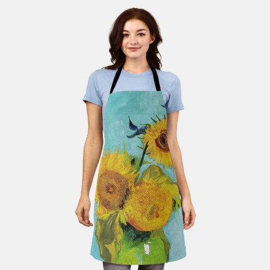 Tablier Sunflowers Vincent van Gogh (Porté)
