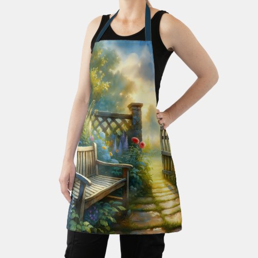 Tablier Sunlit Garden Pathway Gate Scene (Insitu)