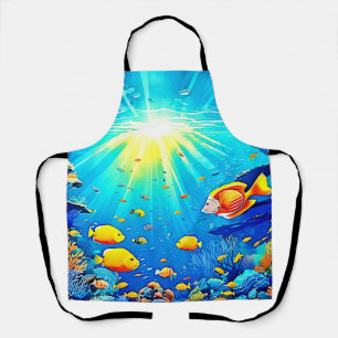 Tablier Sunlit Reef Life Art