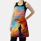 Tablier Sunset Beach Solitude Design de sérénité (Insitu)