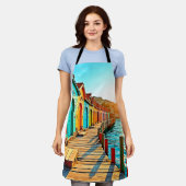 Tablier Sunset Bliss : Hues Balnéaires (Porté)