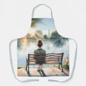 Tablier Sunset Reflections Lake Scene (Recto)