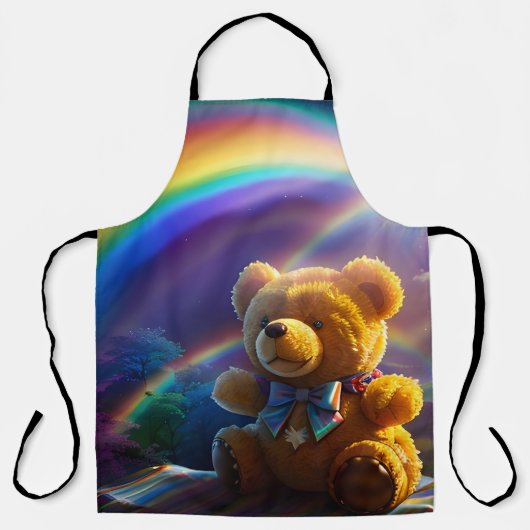 Tablier Sunshine Rainbow Teddy Bear Wonderland (Recto)