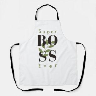 Tablier Super Boss Toujours style minimal Tout-sur-impress