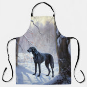 Tablier Super Danse Laisser Neige Noël (Recto)