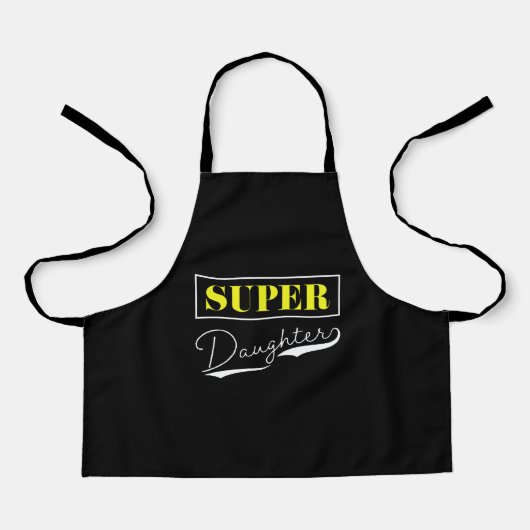 Tablier Super Daughter (Recto)