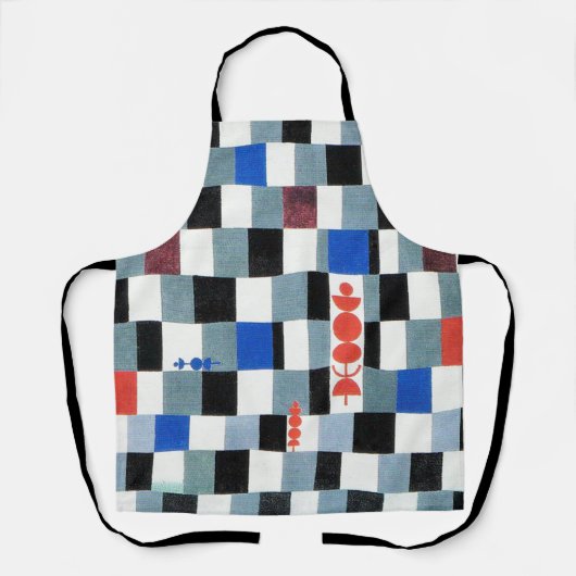 Tablier Super échecs, Paul Klee (Recto)