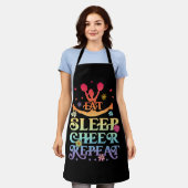 Tablier Super Manger Sleep Cheer Répéter Pom-pom girl Chee (Porté)