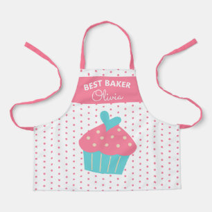 Tablier Super Mignon Boulanger en Chef Cupcakes Colorés Cu