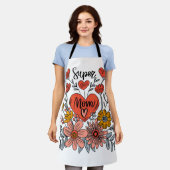 Tablier Super Mom Floral Apron (Porté)