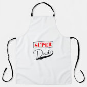 Tablier Super papa (Recto)