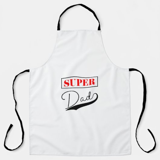 Tablier Super papa (Recto)