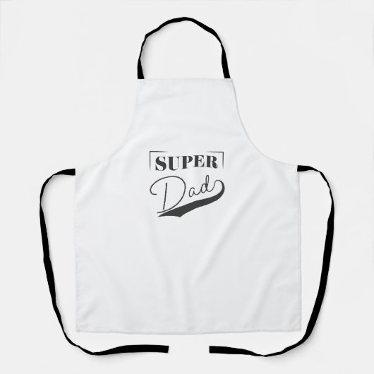 Tablier Super papa (Recto)